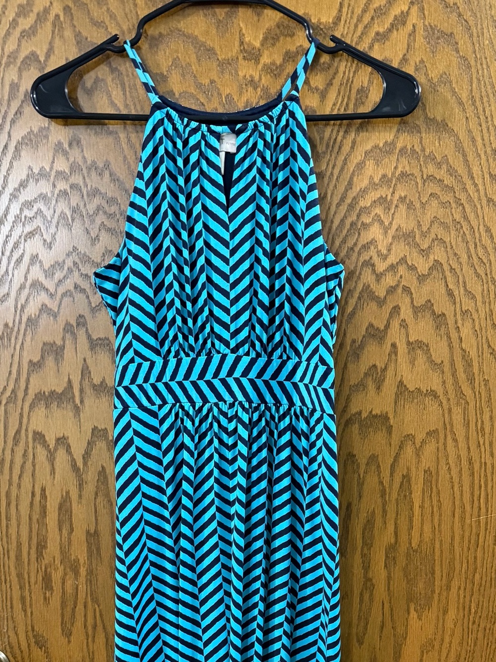 Loft Petite Maxi Dress XS Chevron